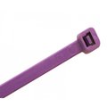Kable Kontrol Kable Kontrol® Zip Ties - 14" Long - 500 Pc Pk - Purple color - Nylon - 50 Lbs Tensile Strength CT254CL-PURPLE